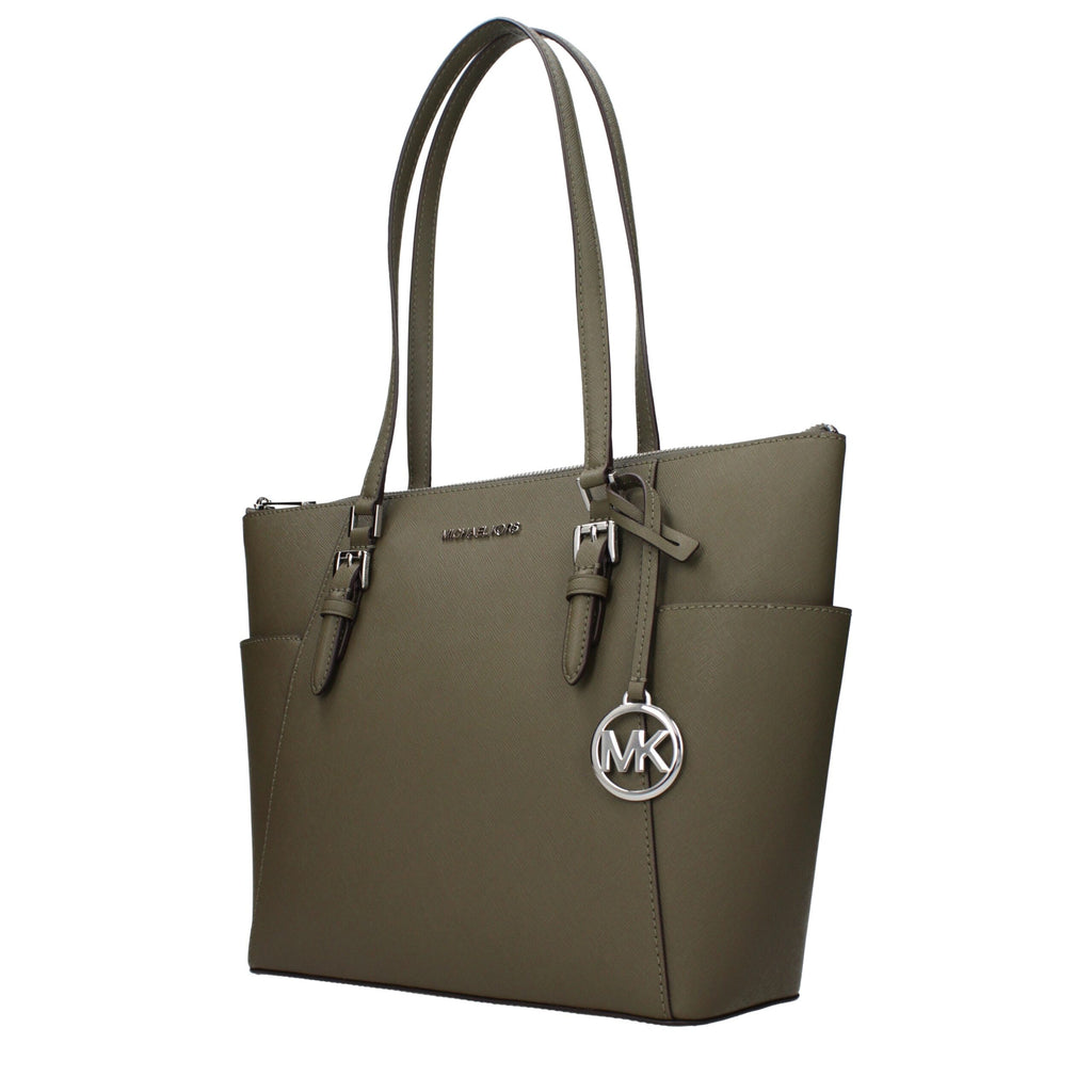 Green Leather Shoulder Bag