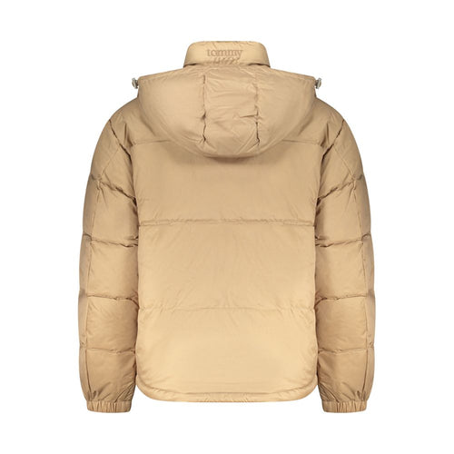 Beige Polyester Mens Jacket