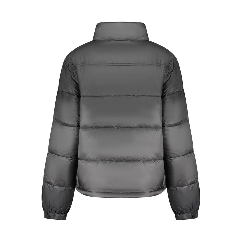 Black Polyester Women Jacket